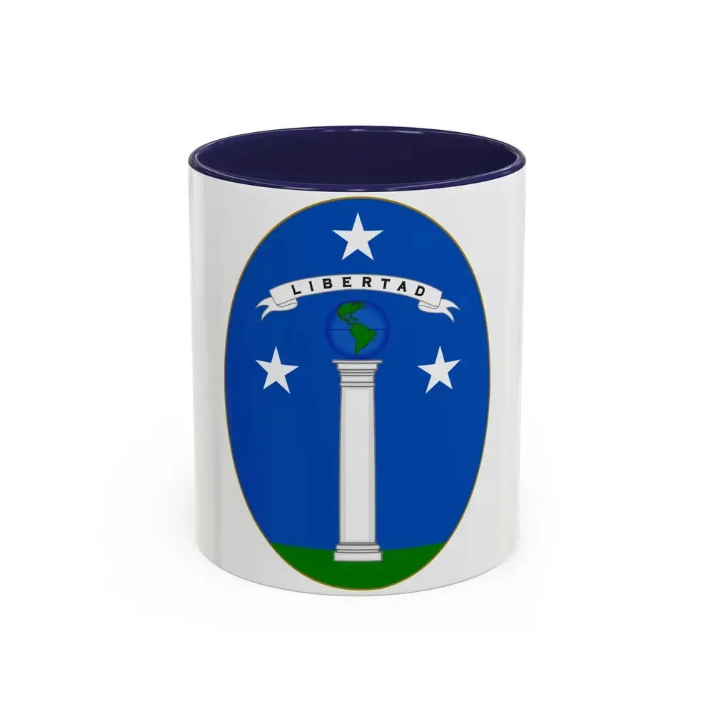 Arms of Chile (1819-1834) - Accent Coffee Mug 11oz Navy - Go Mug Yourself