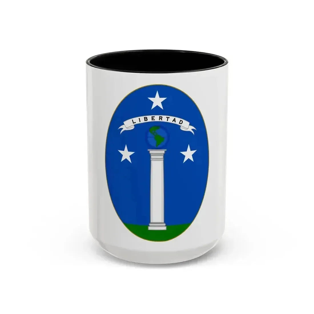 Arms of Chile (1819-1834) - Accent Coffee Mug 15oz Black - Go Mug Yourself