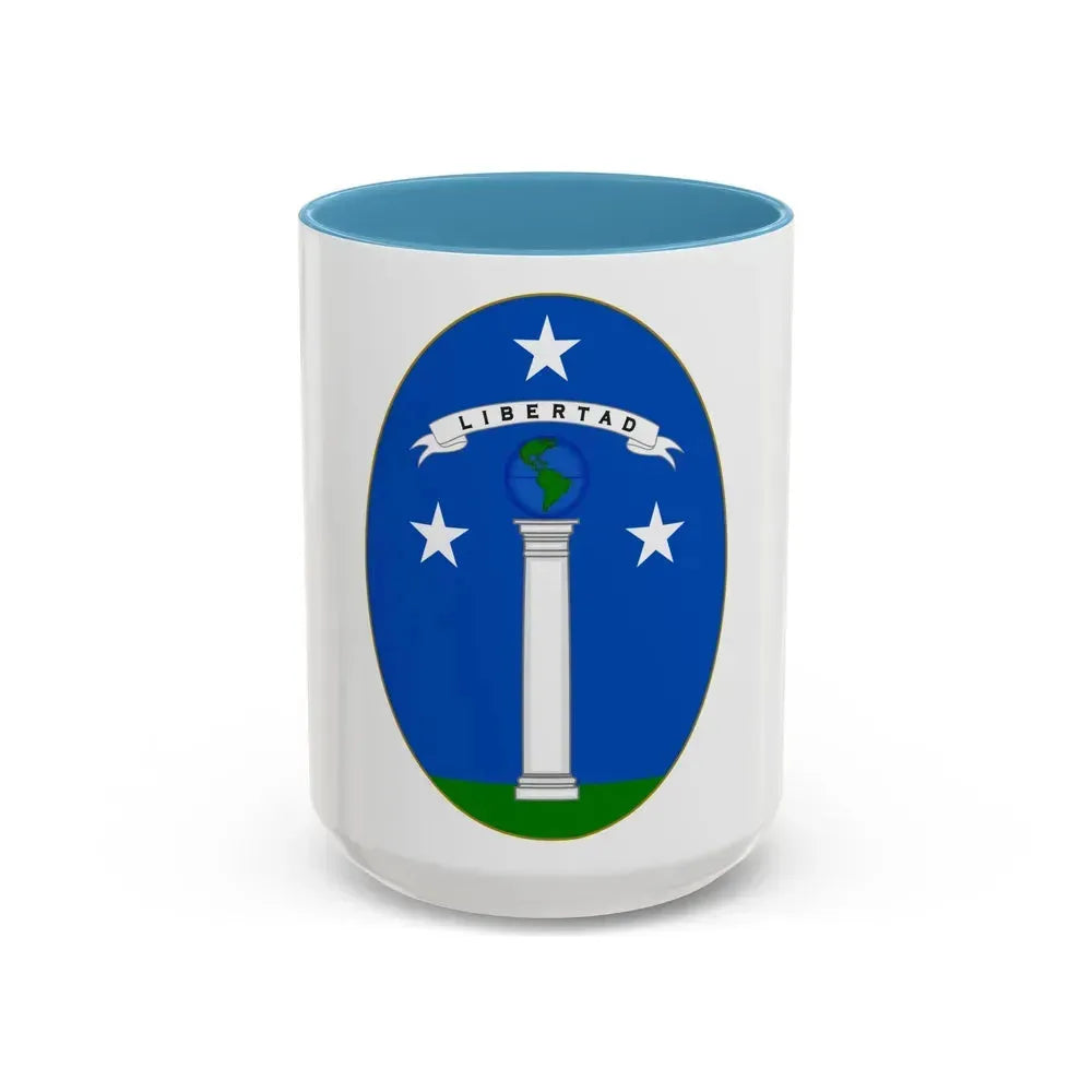Arms of Chile (1819-1834) - Accent Coffee Mug 15oz Light Blue - Go Mug Yourself