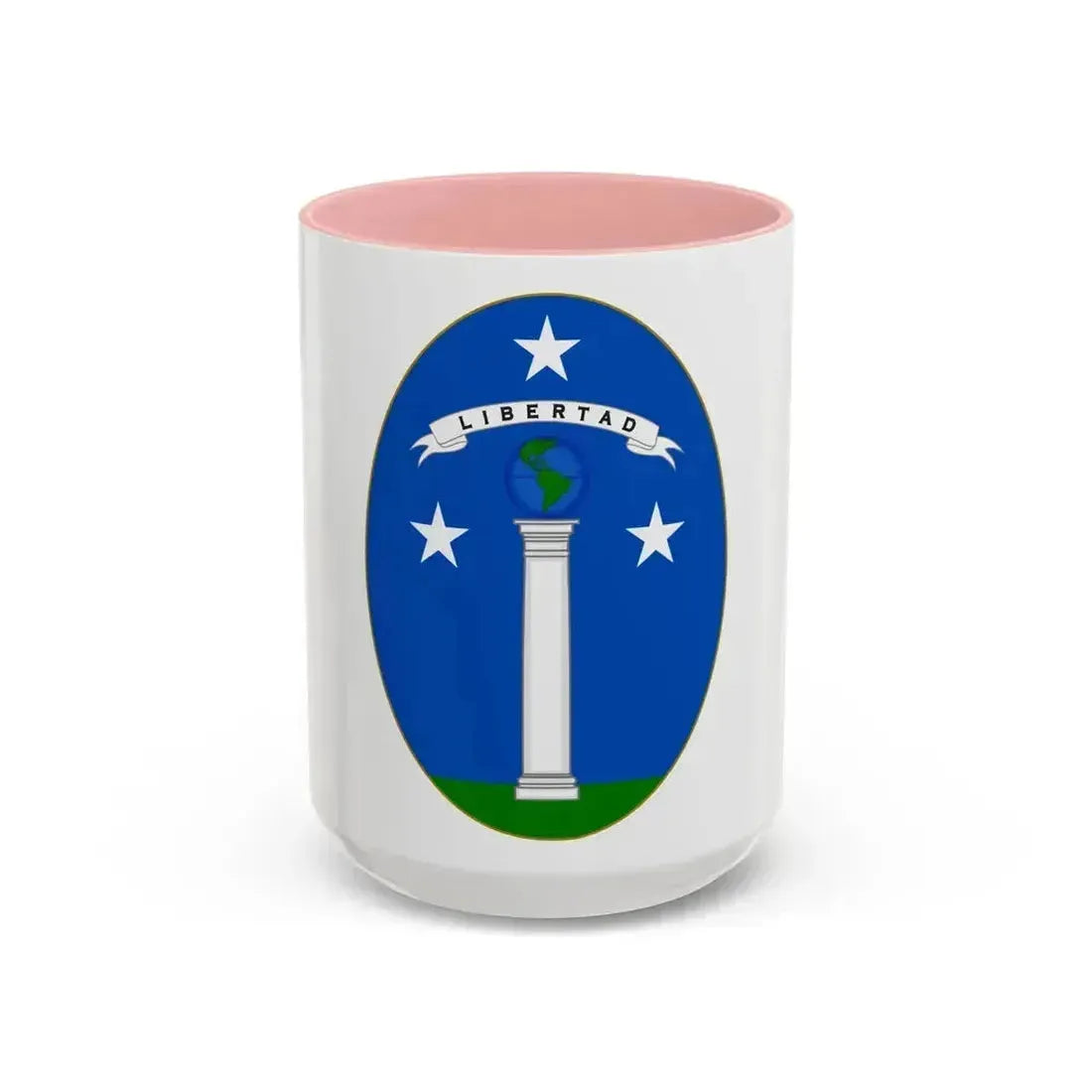 Arms of Chile (1819-1834) - Accent Coffee Mug 15oz Pink - Go Mug Yourself