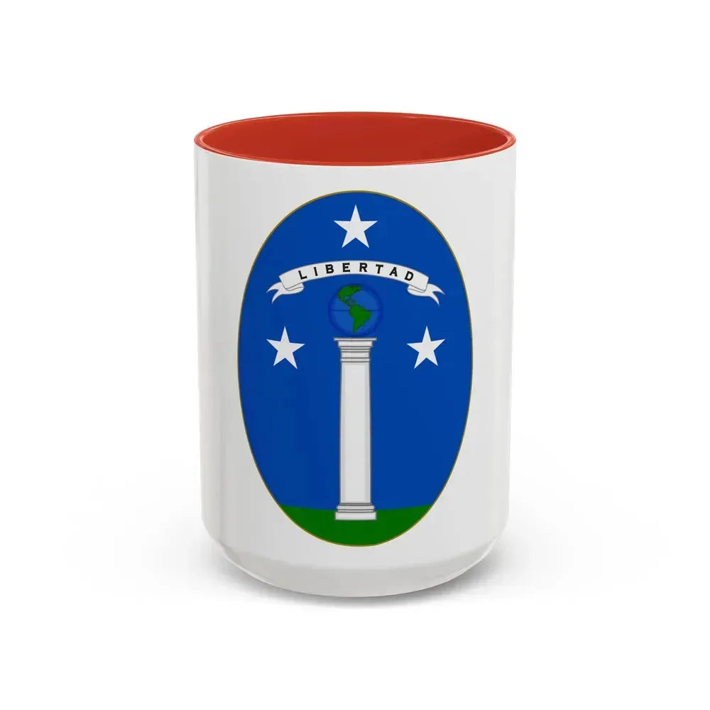 Arms of Chile (1819-1834) - Accent Coffee Mug 15oz Red - Go Mug Yourself