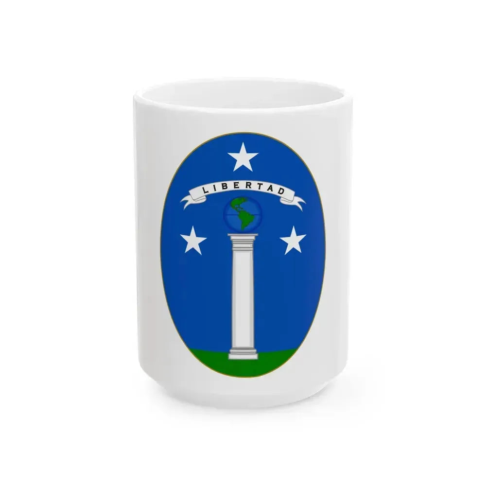 Arms of Chile (1819-1834) - White Coffee Mug 15oz - Go Mug Yourself