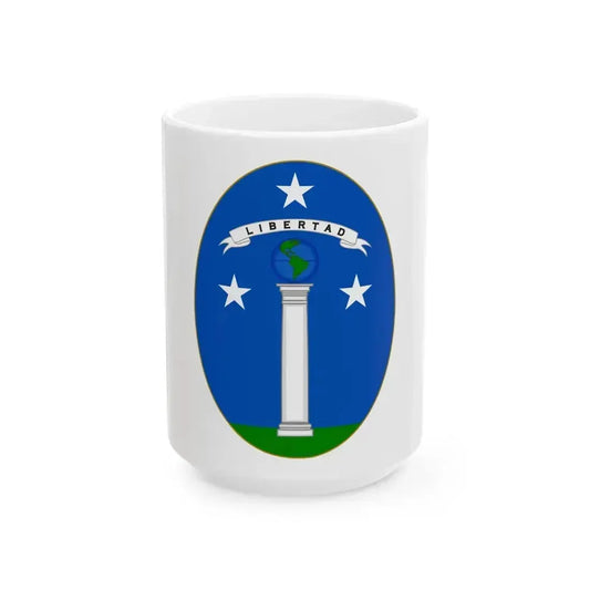 Arms of Chile (1819-1834) - White Coffee Mug 15oz - Go Mug Yourself