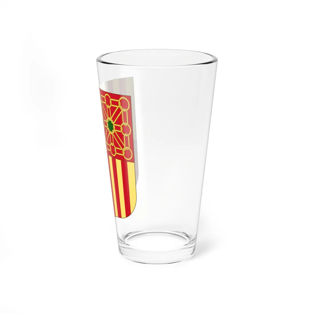 Arms of Gan Pyrénées-Atlantiques (Spain) (Coat of Arms) Pint Glass 16oz - Go Mug Yourself