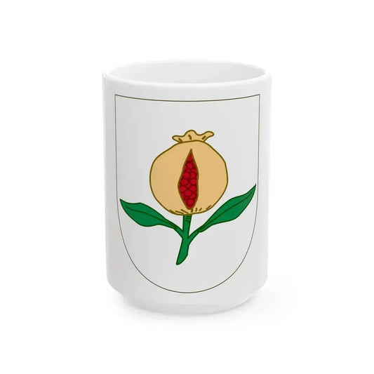 Arms of Granada - White Coffee Mug 15oz - Go Mug Yourself