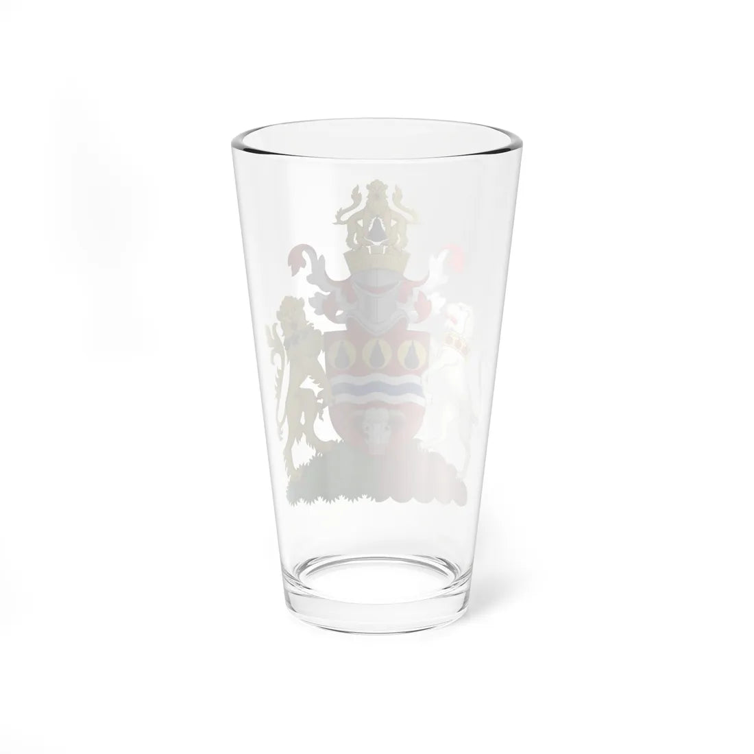 Arms of Hereford and Worcester County Council (England) (Coat of Arms) Pint Glass 16oz - Go Mug Yourself