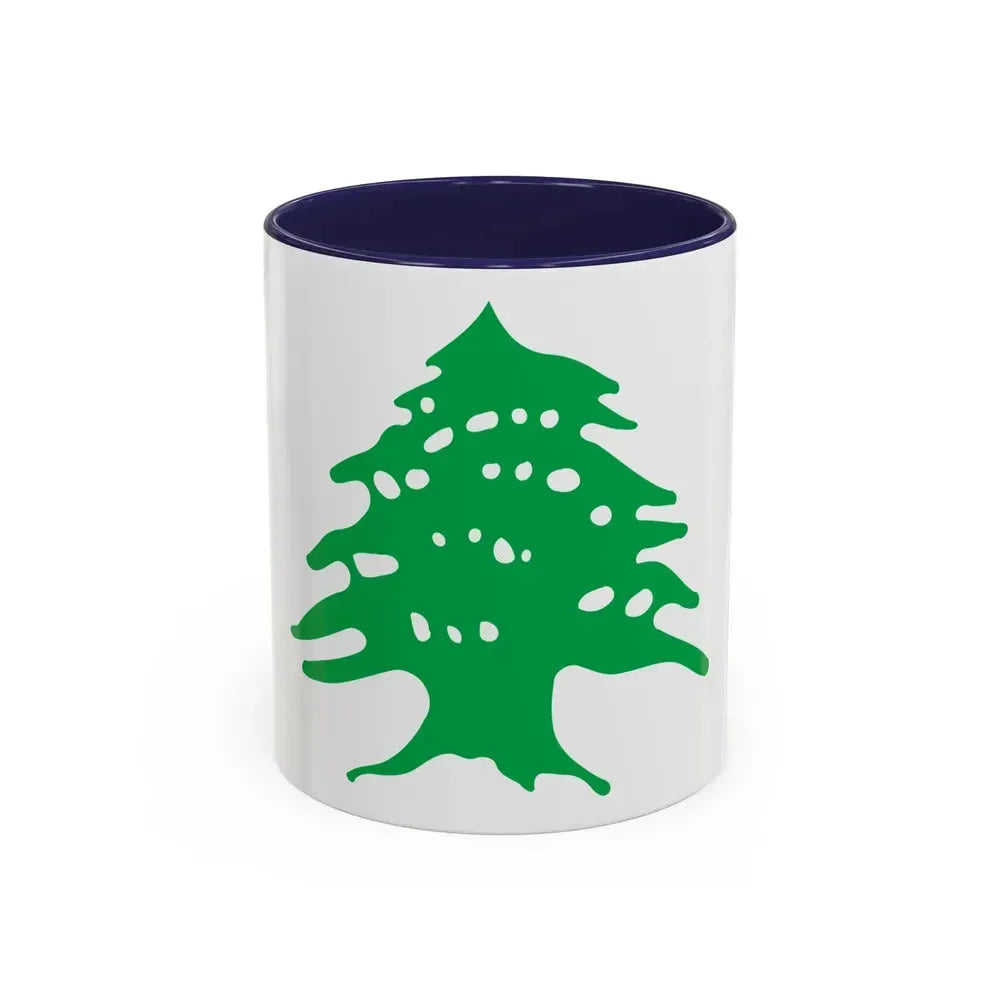 Arms of Lebanon - Accent Coffee Mug 11oz Navy - Go Mug Yourself