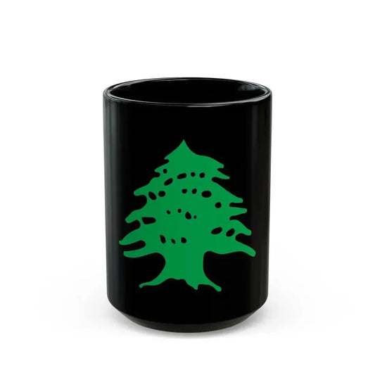Arms of Lebanon - Black Coffee Mug 15oz - Go Mug Yourself