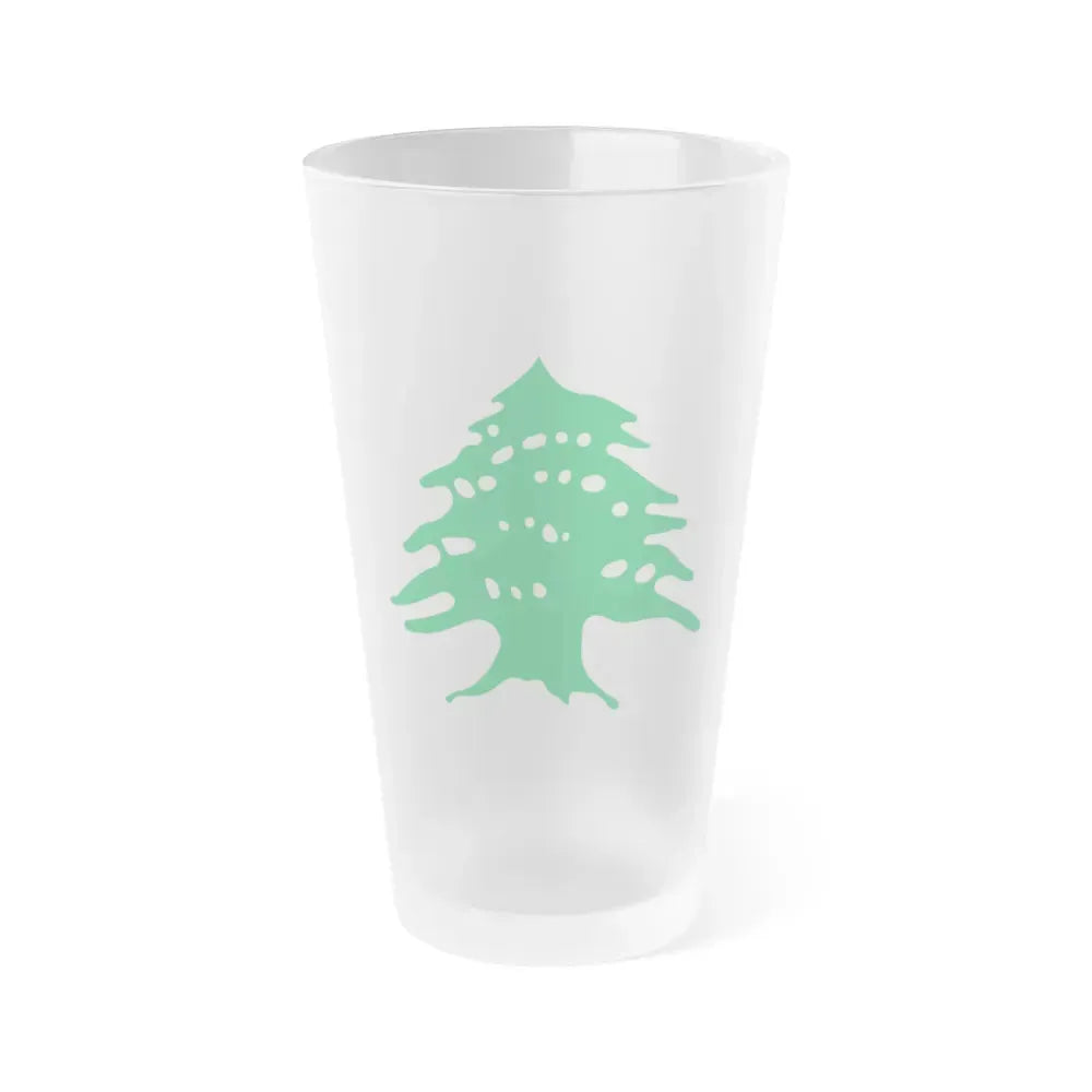 Arms of Lebanon - Frosted Pint Glass 16oz 16oz Frosted - Go Mug Yourself