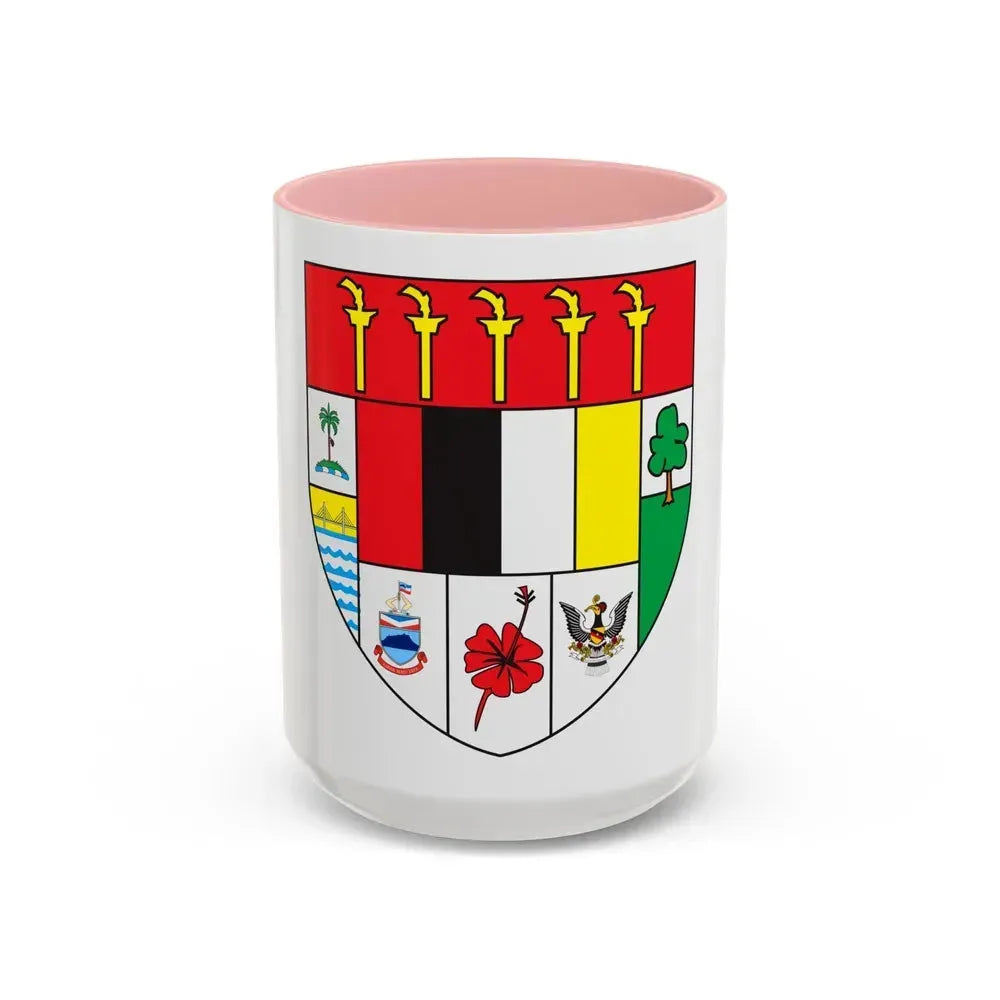Arms of Malaysia - Accent Coffee Mug 15oz Pink - Go Mug Yourself