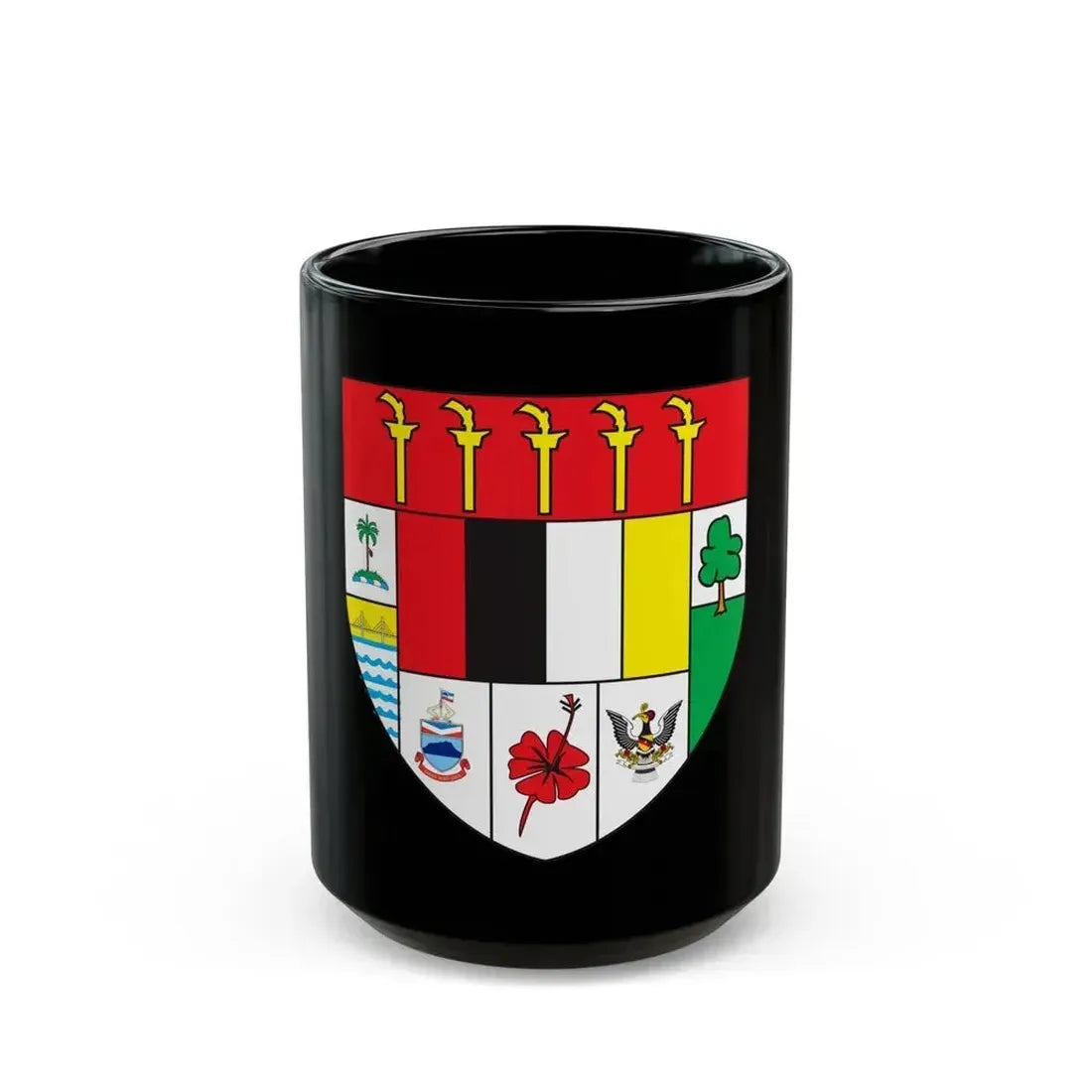 Arms of Malaysia - Black Coffee Mug 15oz - Go Mug Yourself