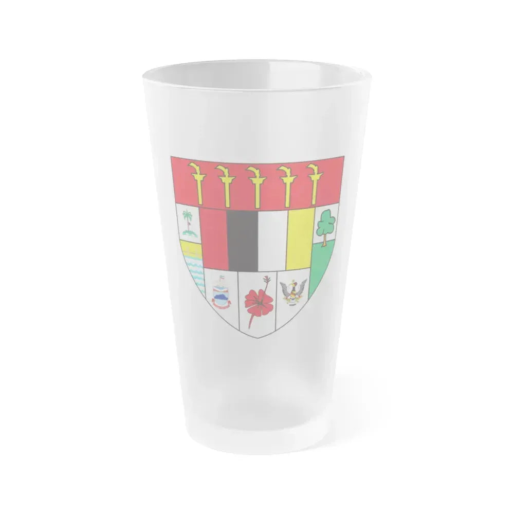 Arms of Malaysia - Frosted Pint Glass 16oz 16oz Frosted - Go Mug Yourself