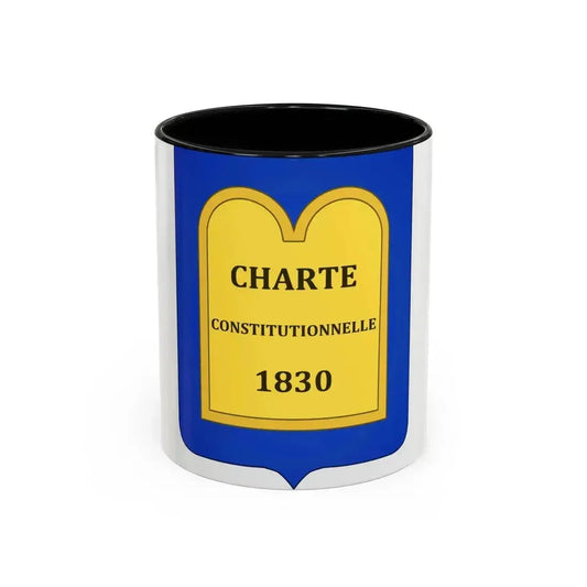 Arms of of the July Monarchy (1831-48) - Accent Coffee Mug 11oz Black - Go Mug Yourself