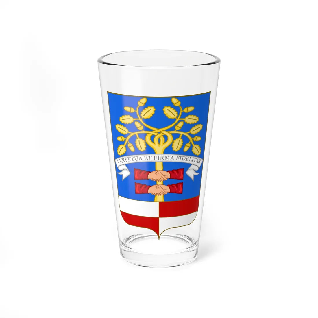 Arms of Pesaro (Italy) (Coat of Arms) Pint Glass 16oz 16oz - Go Mug Yourself