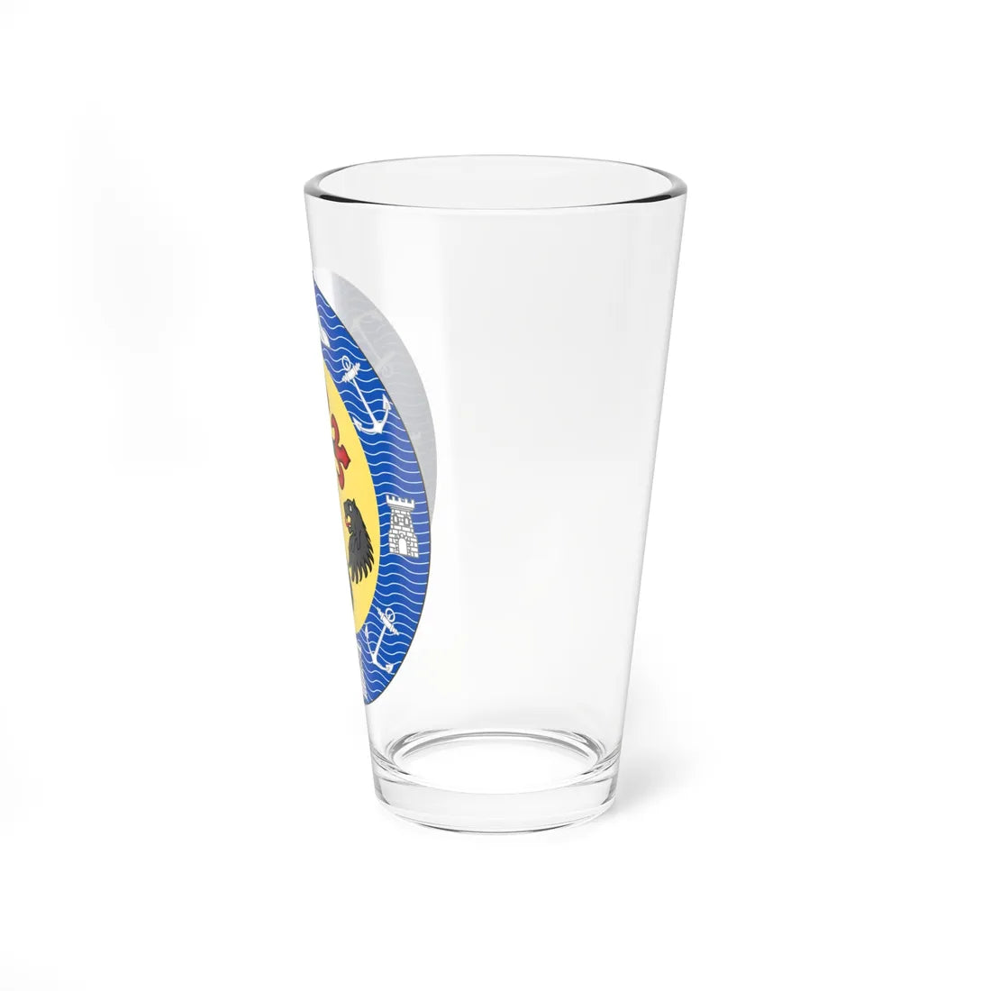 Arms of Santa Cruz de Tenerife (Spain) (Coat of Arms) Pint Glass 16oz - Go Mug Yourself