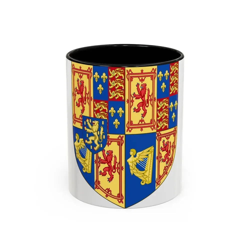 Arms of Scotland (1689-1694) - Accent Coffee Mug 11oz Black - Go Mug Yourself