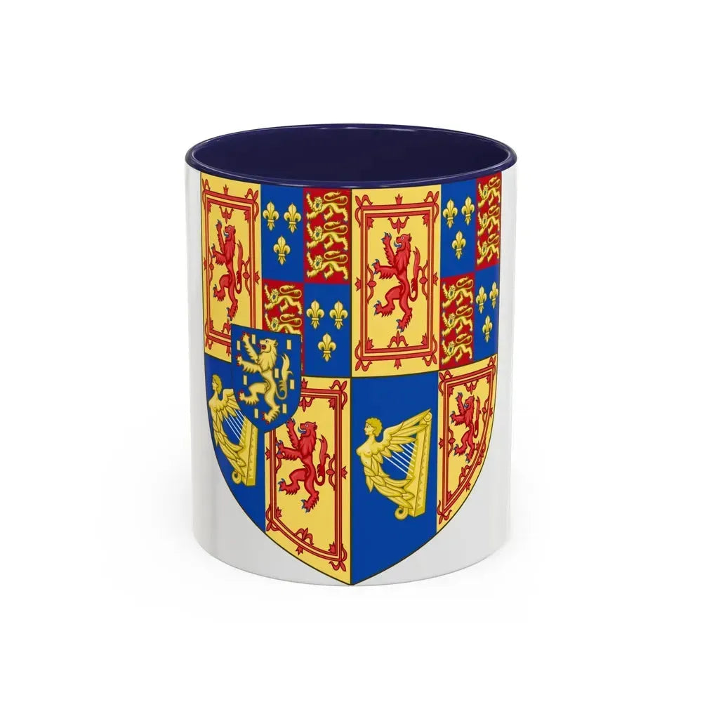 Arms of Scotland (1689-1694) - Accent Coffee Mug 11oz Navy - Go Mug Yourself