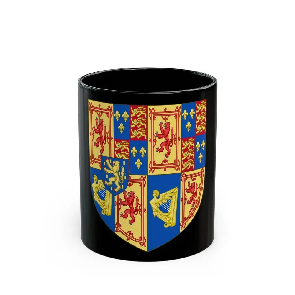 Arms of Scotland (1689-1694) - Black Coffee Mug 11oz - Go Mug Yourself