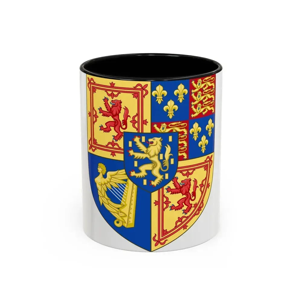 Arms of Scotland (1694-1702) - Accent Coffee Mug 11oz Black - Go Mug Yourself