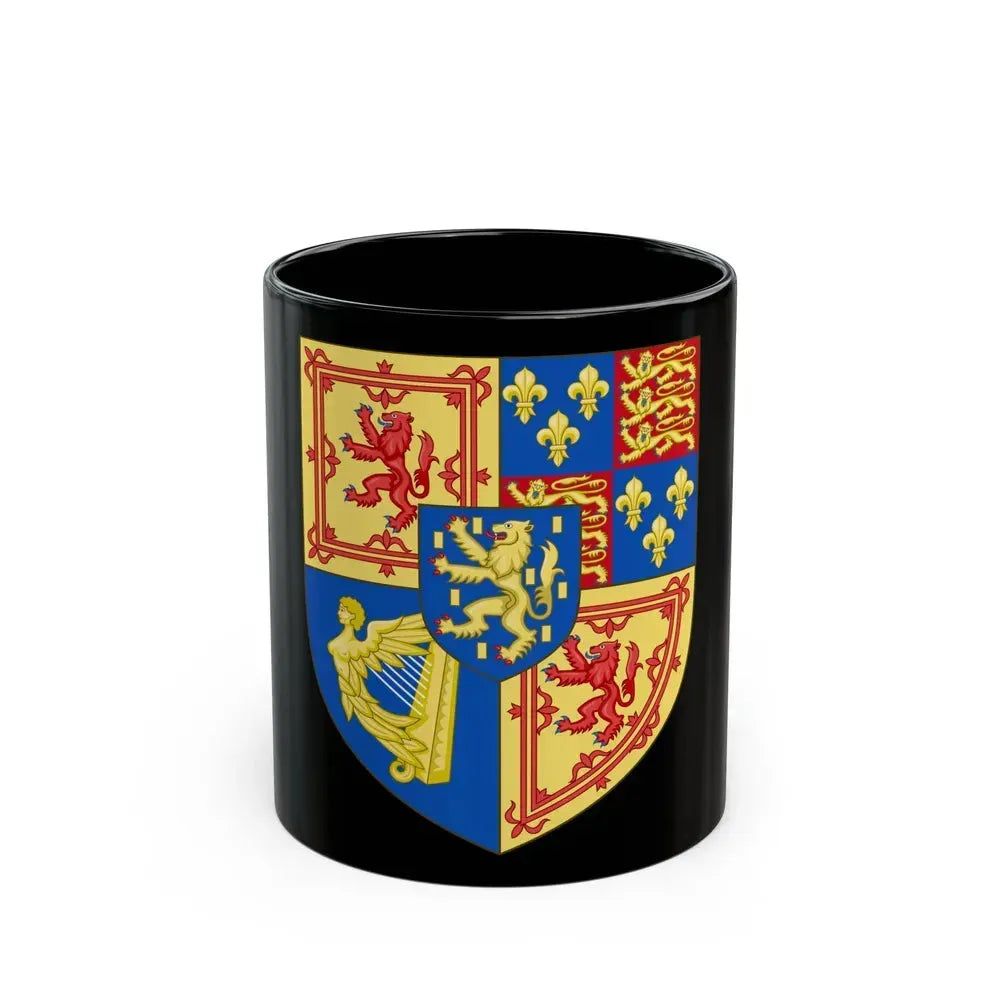 Arms of Scotland (1694-1702) - Black Coffee Mug 11oz - Go Mug Yourself