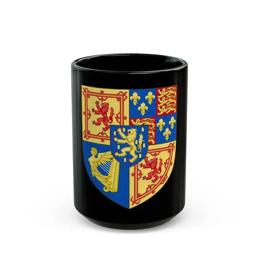 Arms of Scotland (1694-1702) - Black Coffee Mug 15oz - Go Mug Yourself