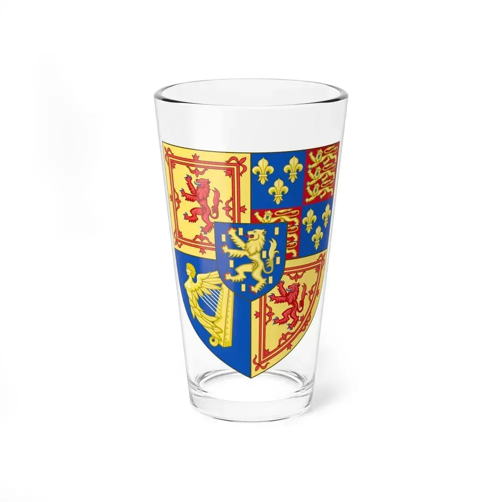 Arms of Scotland (1694-1702) - Pint Glass 16oz 16oz - Go Mug Yourself