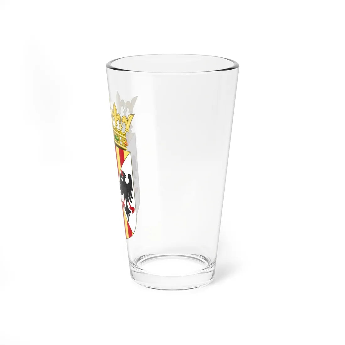 Arms of the Aragonese Kings of SicilyCrowned (Spain) (Coat of Arms) Pint Glass 16oz - Go Mug Yourself