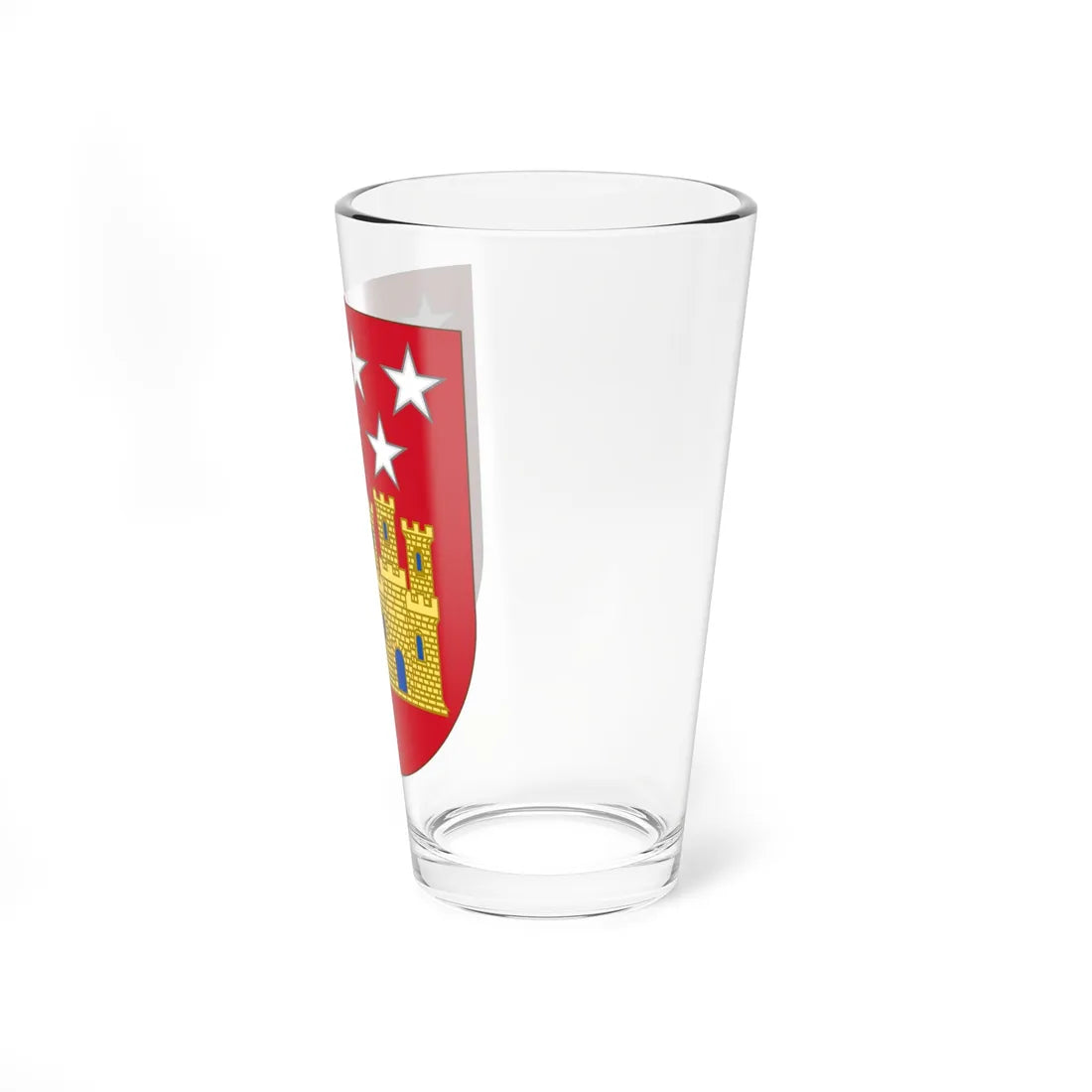 Arms of the Community of Madrid (Spain) (Coat of Arms) Pint Glass 16oz - Go Mug Yourself