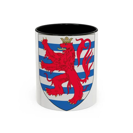 Arms of the Count of Luxembourg - Accent Coffee Mug 11oz Black - Go Mug Yourself