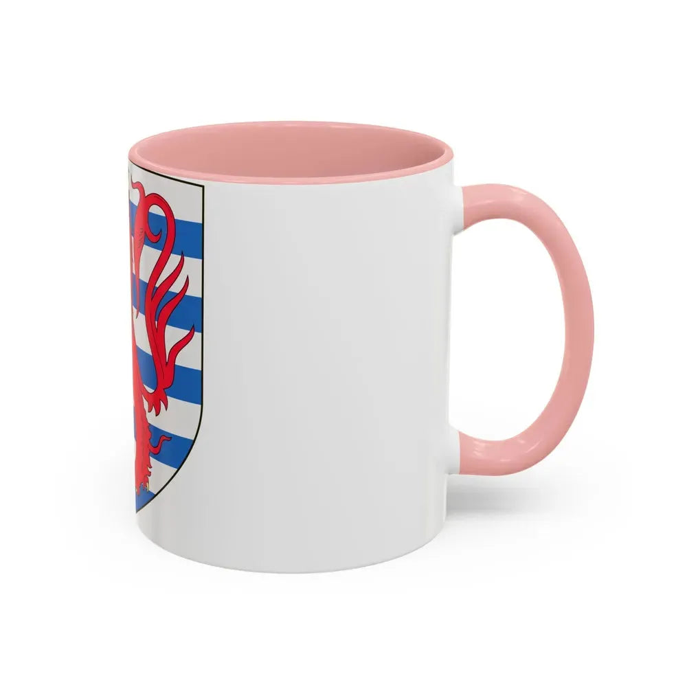 Arms of the Count of Luxembourg - Accent Coffee Mug - Go Mug Yourself