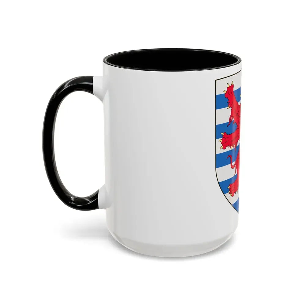 Arms of the Count of Luxembourg - Accent Coffee Mug - Go Mug Yourself