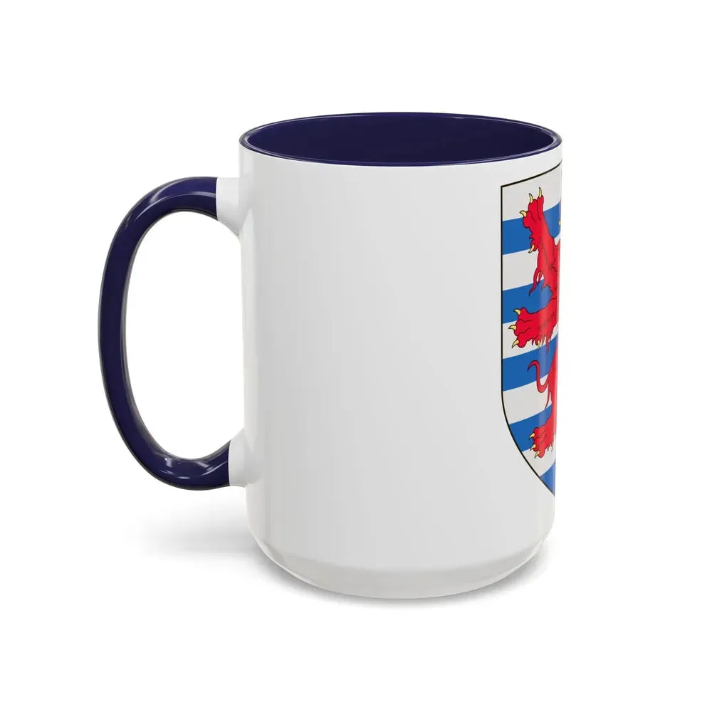 Arms of the Count of Luxembourg - Accent Coffee Mug - Go Mug Yourself