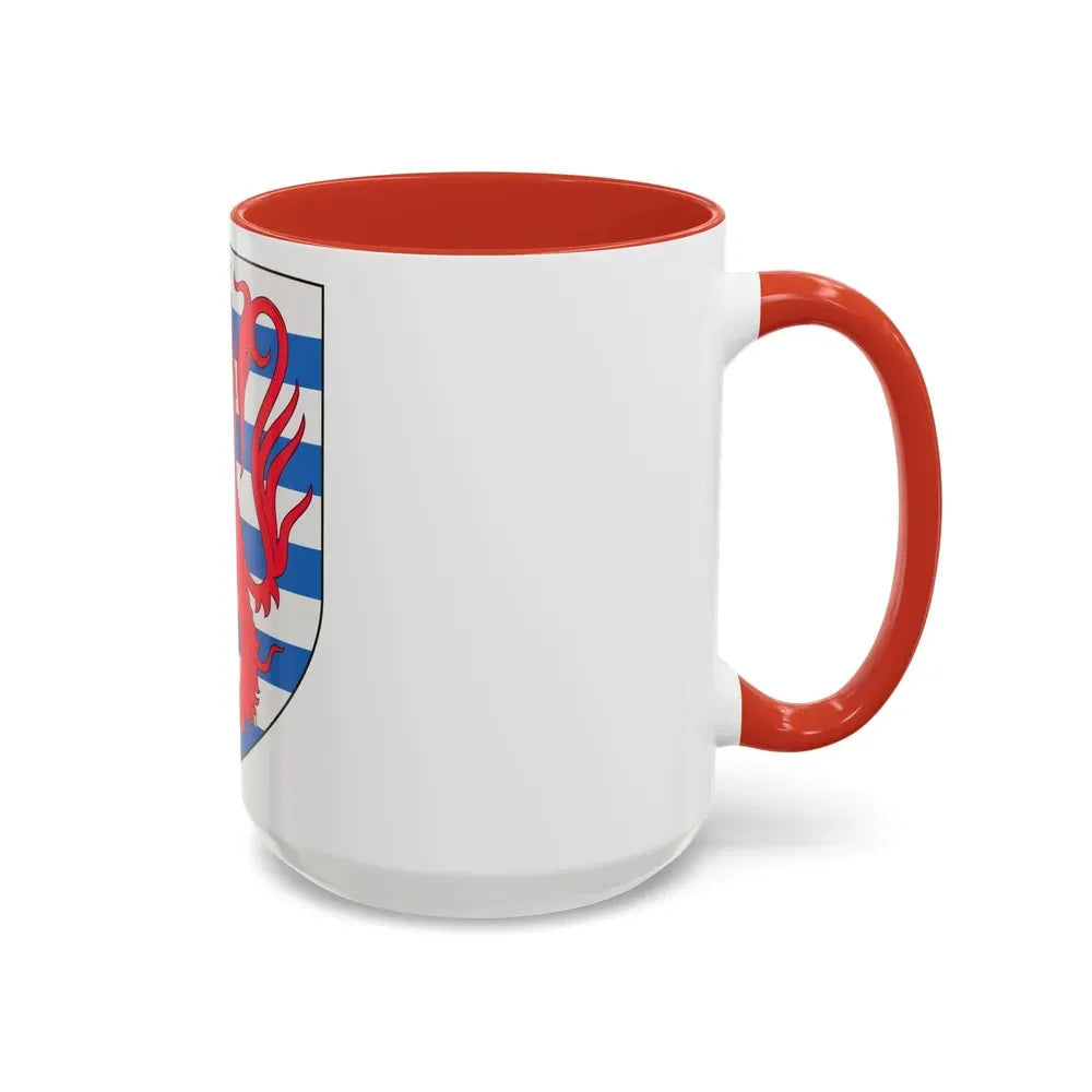 Arms of the Count of Luxembourg - Accent Coffee Mug - Go Mug Yourself