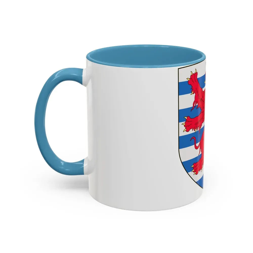 Arms of the Count of Luxembourg - Accent Coffee Mug - Go Mug Yourself
