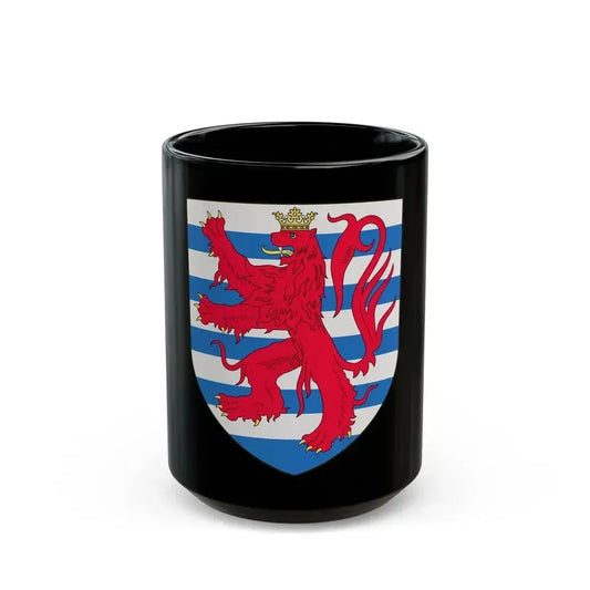 Arms of the Count of Luxembourg - Black Coffee Mug 15oz - Go Mug Yourself