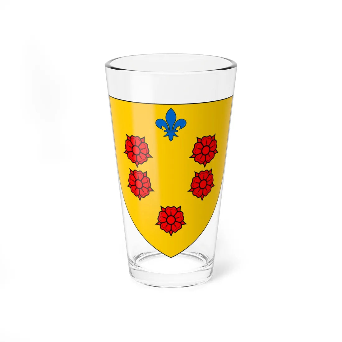 Arms of the Giacomelli family - variation 04 (Italy) (Coat of Arms) Pint Glass 16oz 16oz - Go Mug Yourself