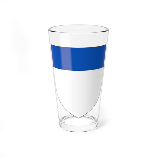 Arms of the house of Del Vasto (Italy) (Coat of Arms) Pint Glass 16oz 16oz - Go Mug Yourself