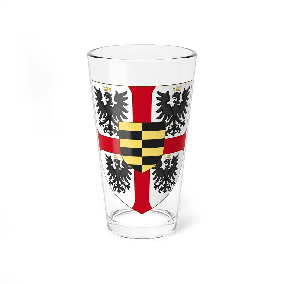 Arms of the house of Gonzaga-Novellara (Italy) (Coat of Arms) Pint Glass 16oz - Go Mug Yourself