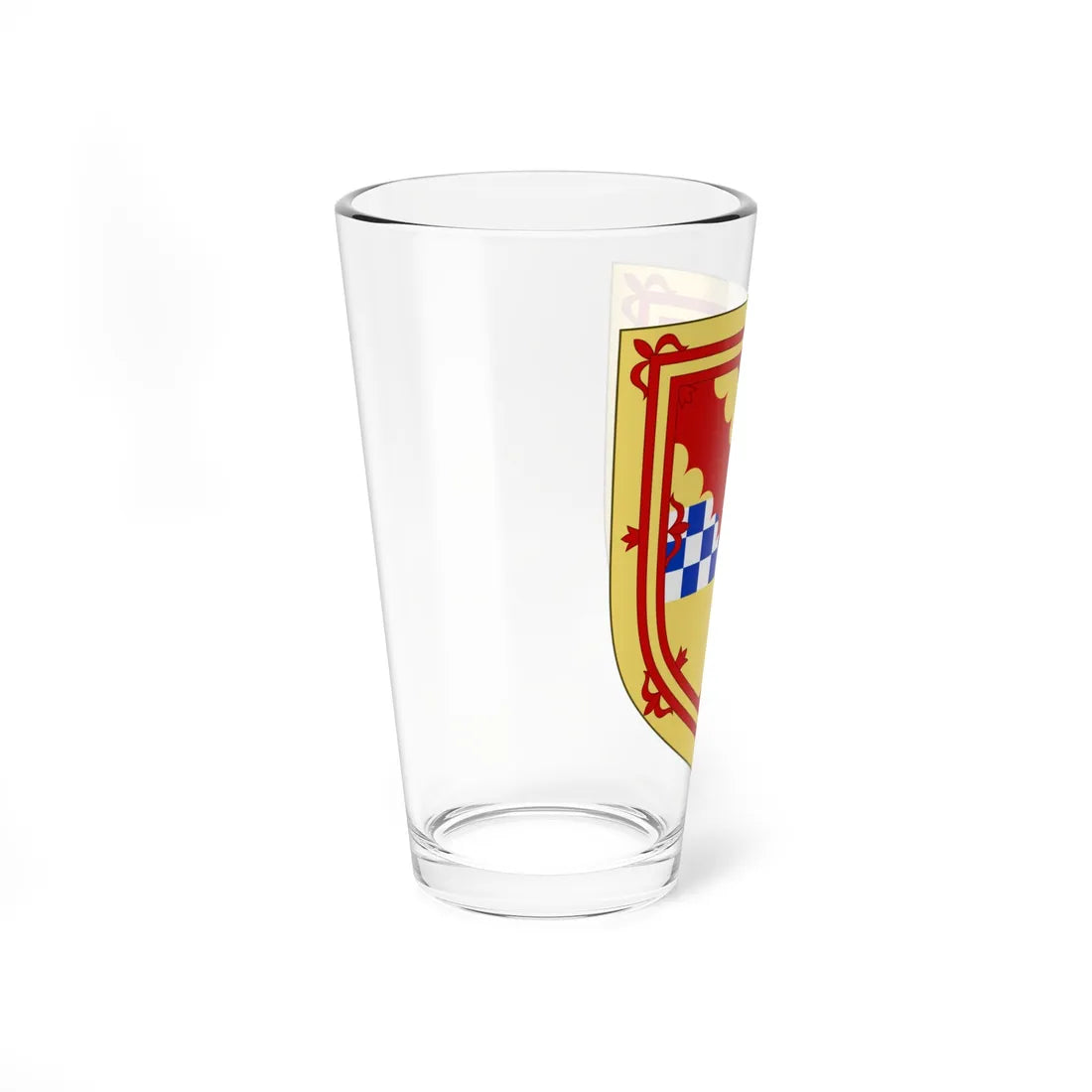 Arms of the House Stewart of Galloway (Scotland) (Coat of Arms) Pint Glass 16oz - Go Mug Yourself