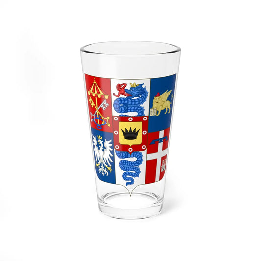 Arms of the Kingdom of Italy Napoleonic (Italy) (Coat of Arms) Pint Glass 16oz 16oz - Go Mug Yourself