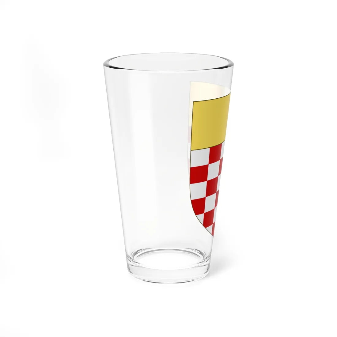 Arms of the Redivo family (Italy) (Coat of Arms) Pint Glass 16oz - Go Mug Yourself