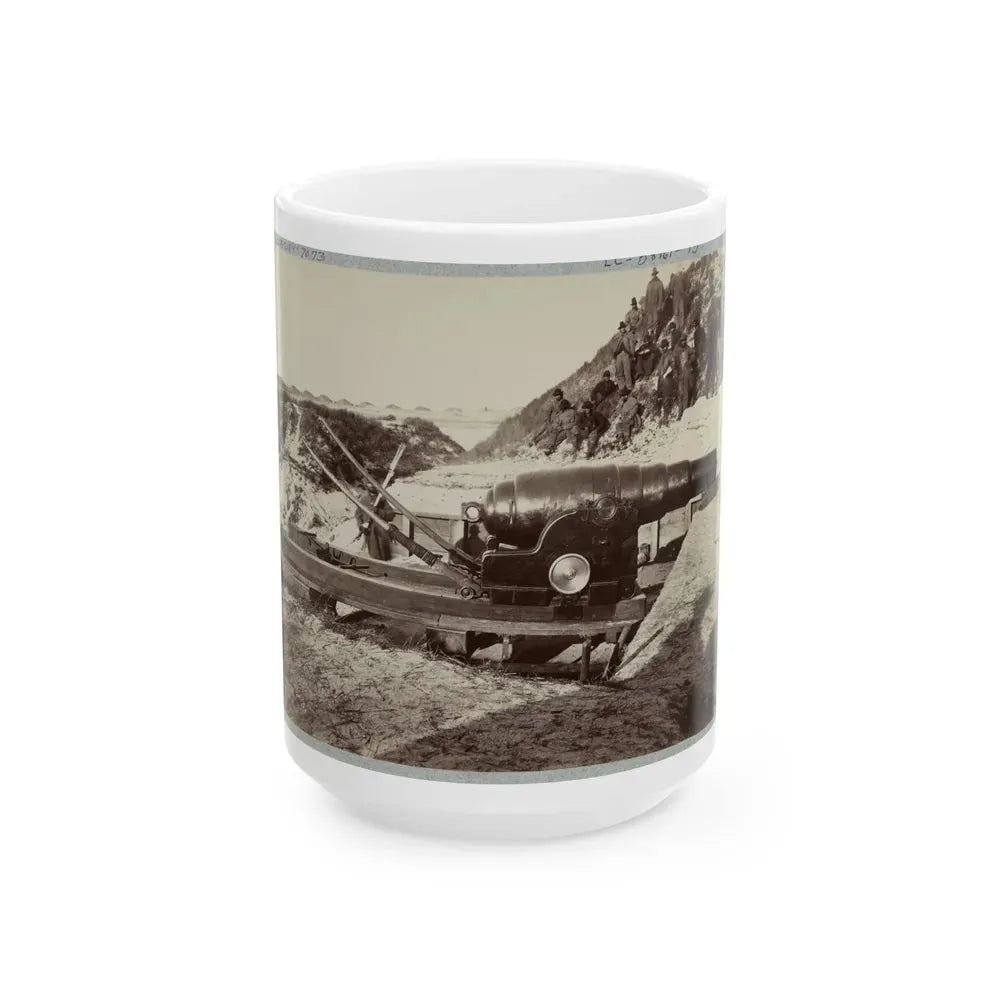 Armstrong Gun In Fort Fisher, N.C. (U.S. Civil War) White Coffee Mug 15oz - Go Mug Yourself
