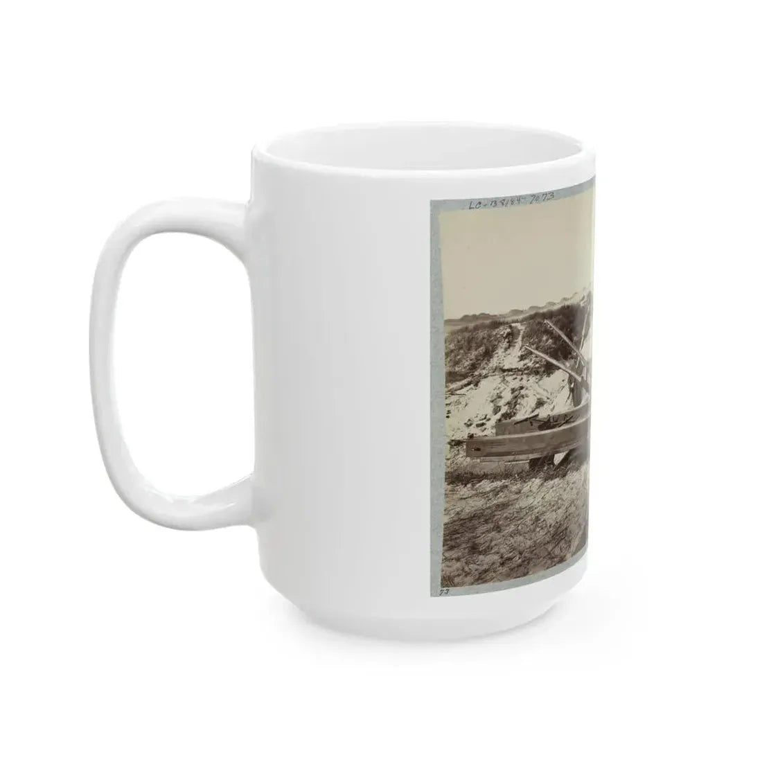 Armstrong Gun In Fort Fisher, N.C. (U.S. Civil War) White Coffee Mug - Go Mug Yourself