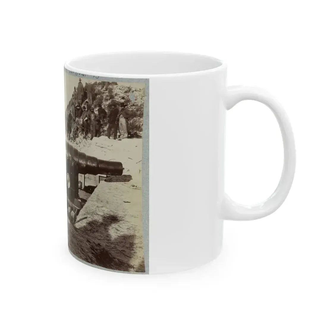 Armstrong Gun In Fort Fisher, N.C. (U.S. Civil War) White Coffee Mug - Go Mug Yourself