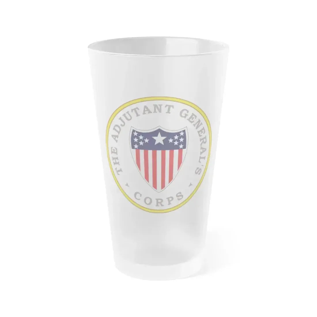 Army Adjutant Generals Corps - Frosted Pint Glass 16oz 16oz Frosted - Go Mug Yourself