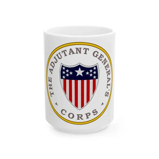 Army Adjutant Generals Corps - White Coffee Mug 15oz - Go Mug Yourself