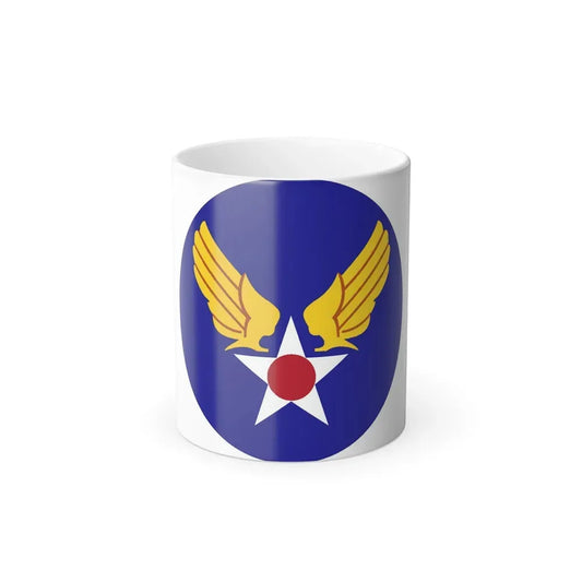 Army Air Forces Historical Insignia (U.S. Air Force) Color Changing Coffee Mug 11oz - Go Mug Yourself