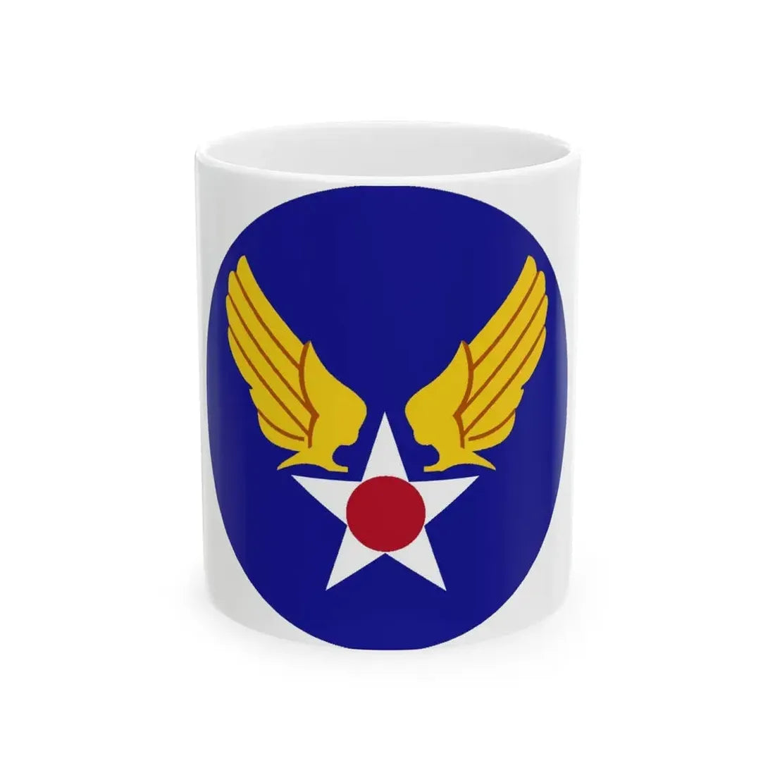 Army Air Forces Historical Insignia (U.S. Air Force) White Coffee Mug 11oz - Go Mug Yourself