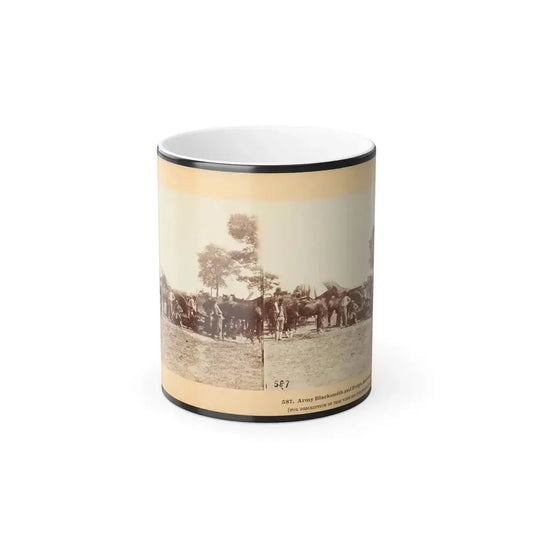 Army Blacksmith and Forge, Antietam, Sept., 1862 (U.S. Civil War) Color Changing Coffee Mug 11oz Default Title 11oz - Go Mug Yourself