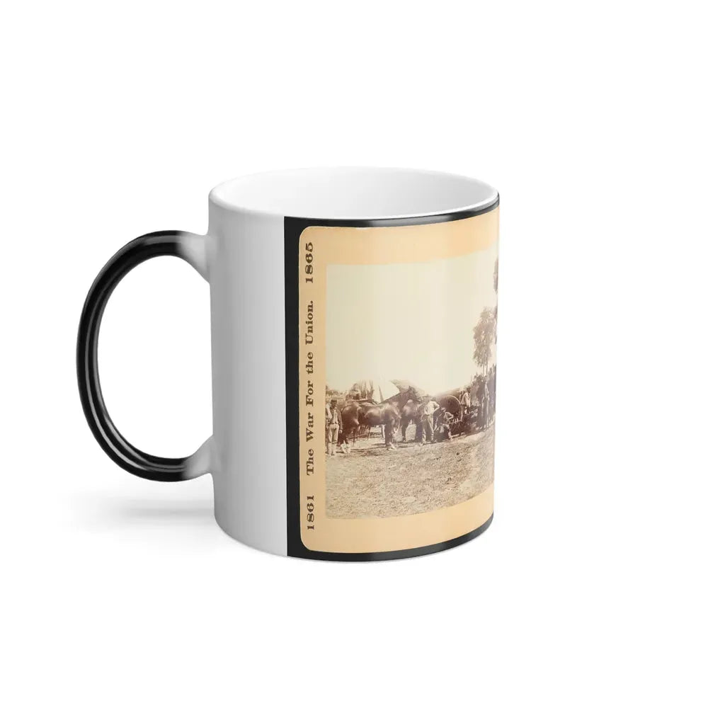 Army Blacksmith and Forge, Antietam, Sept., 1862 (U.S. Civil War) Color Changing Coffee Mug 11oz - Go Mug Yourself
